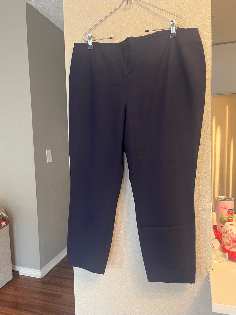Ralph Lauren Men's Navy Straight Dress Pants
